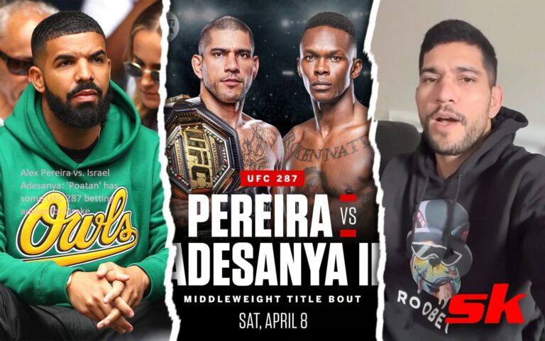 Alex Pereira vs. Israel Adesanya: ‘Poatan’ has some UFC 287 betting tips for Drake