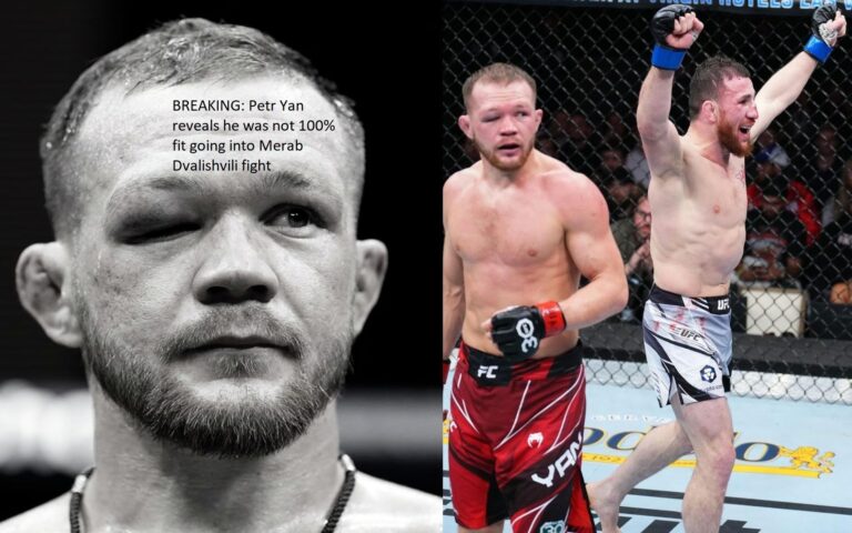 BREAKING: Petr Yan reveals he was not 100% fit going into Merab Dvalishvili fight