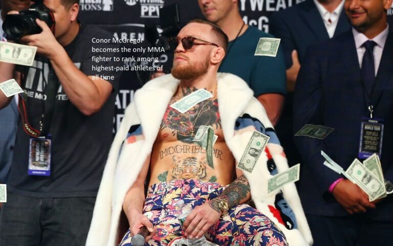 Conor McGregor becomes the only MMA fighter to rank among highest-paid athletes of all time