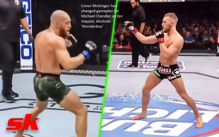 Conor McGregor has changed gameplan for Michael Chandler on fan request, discloses ‘Wonderboy’
