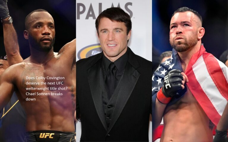 Does Colby Covington merit a crack at the upcoming UFC welterweight championship? Chael Sonnen sobs in public.