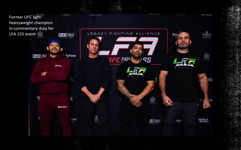 For the LFA 155 event, a former UFC light-heavyweight champion will provide commentary.