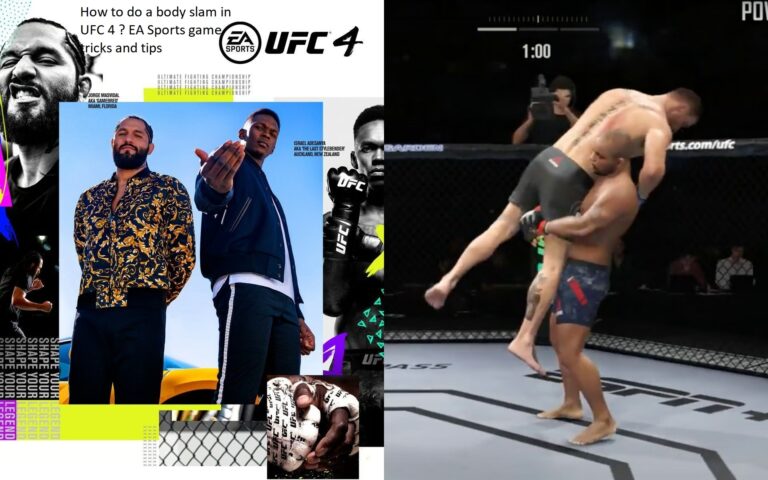 In UFC 4, how is a body slam performed? Game tips and tactics for EA Sports