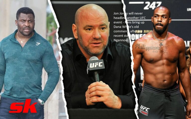 Jon Jones will never headline another UFC event – Fans bring up Dana White’s old comments after his recent stance on Francis Ngannou