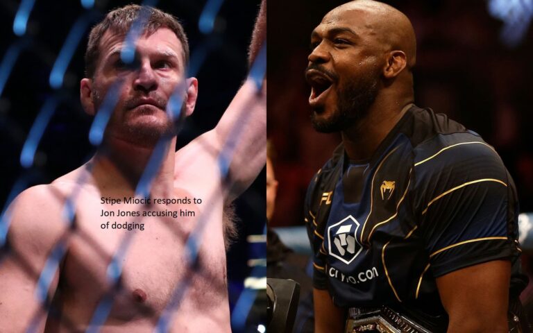 In response to Jon Jones’s charge that Stipe Miocic dodged,