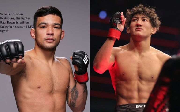 Who is Christian Rodriguez, the fighter Raul Rosas Jr. will be facing in his second UFC fight?