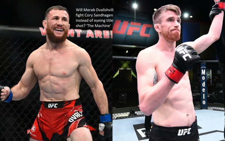 Will Merab Dvalishvili take on Cory Sandhagen in a bout rather than pursue a title shot? “The Machine” answers.