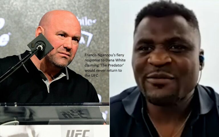 Francis Ngannou’s fiery response to Dana White claiming ‘The Predator’ would never return to the UFC