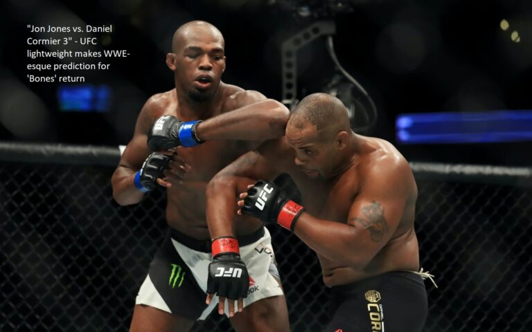 “Jon Jones vs. Daniel Cormier 3” – UFC lightweight makes WWE-esque prediction for ‘Bones’ return