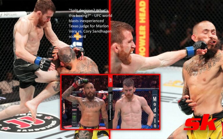 Split judgement? What exactly is boxing? – UFC World criticises the Texas judge’s scorekeeping in the Marlon Vera vs. Cory Sandhagen match.