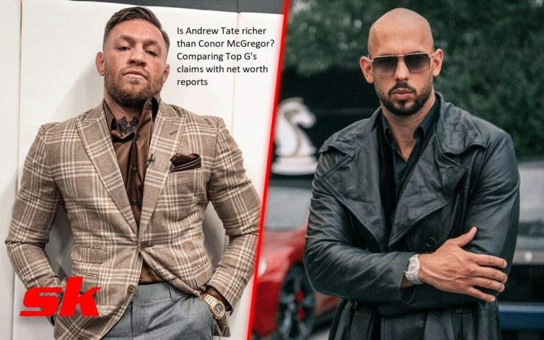 Is Conor McGregor wealthier than Andrew Tate? evaluating Top G’s assertions in light of wealth reports