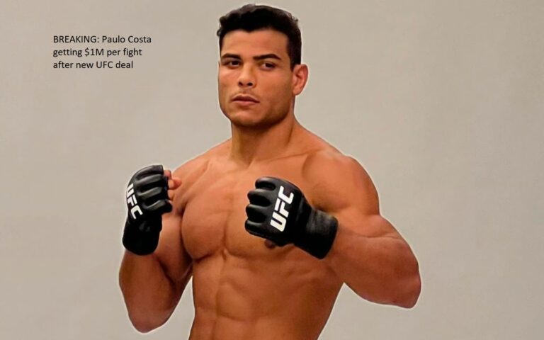 NEW UFC AGREEMENT: Paulo Costa to Receive $1M Per Fight
