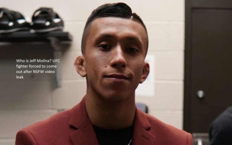Jeff Molina: Who is he? After an Inappropriate video leak, a UFC fighter was forced to speak out.