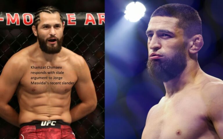 In response to recent defamation by Jorge Masvidal, Khamzat Chimaev makes an outdated argument.