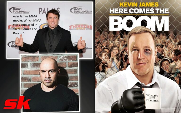 Which MMA athletes participated in the Kevin James film “Here Comes The Boom”?