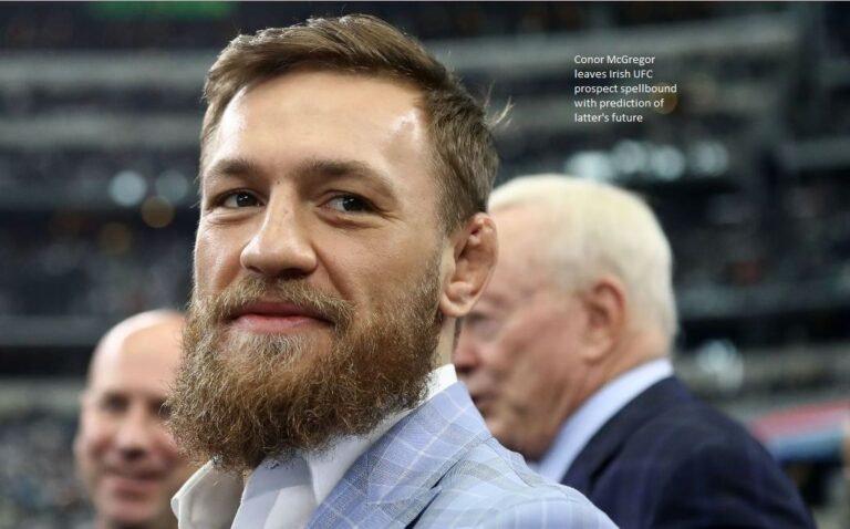 Conor McGregor leaves Irish UFC prospect spellbound with prediction of latter’s future