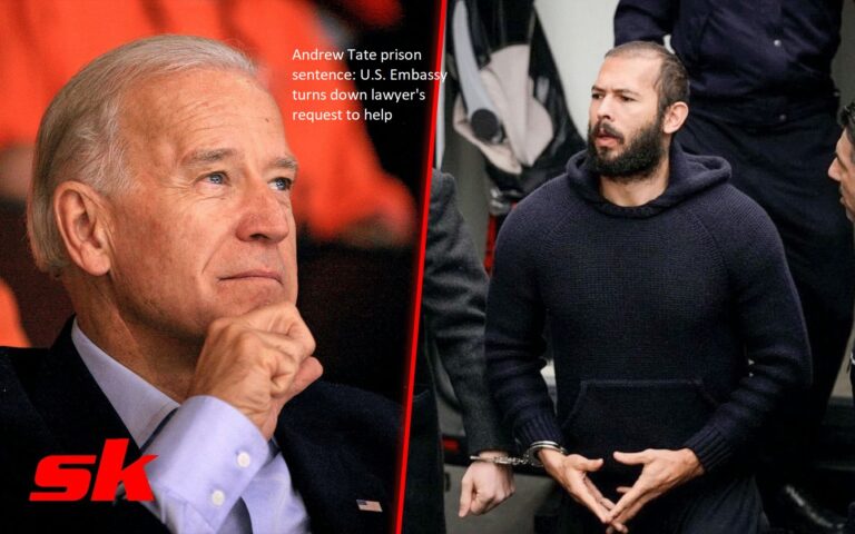 Andrew Tate prison sentence: U.S. Embassy turns down lawyer’s request to help