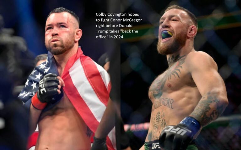 Prior to Donald Trump regaining “back the office” in 2024, Colby Covington wants to fight Conor McGregor.