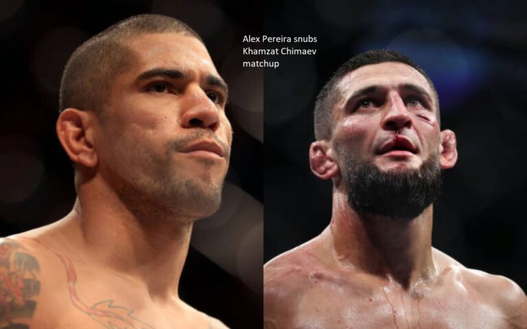 Alex Pereira declines to play Khamzat Chimaev
