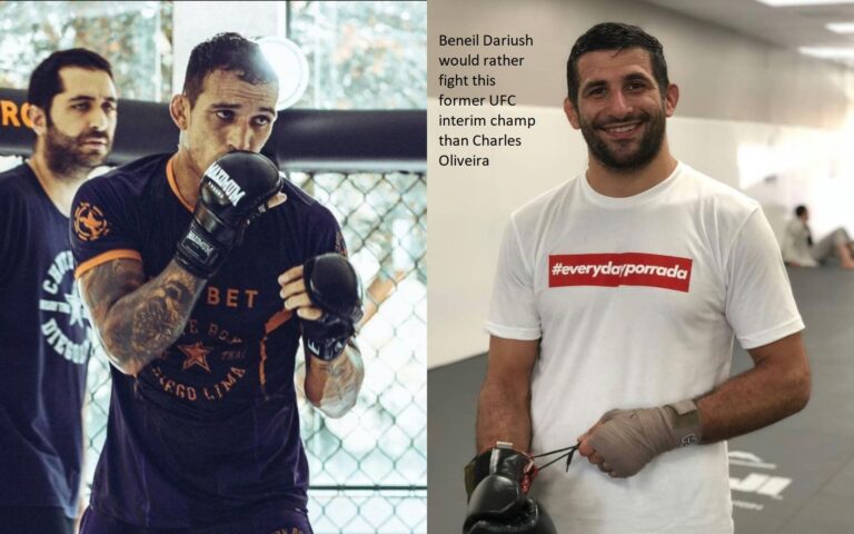Charles Oliveira is hardly the former interim UFC champion that Beneil Dariush prefers to face.