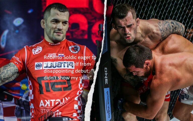 Roberto Soldic is anxious to make up for his lacklustre debut: “I didn’t show my skills.”