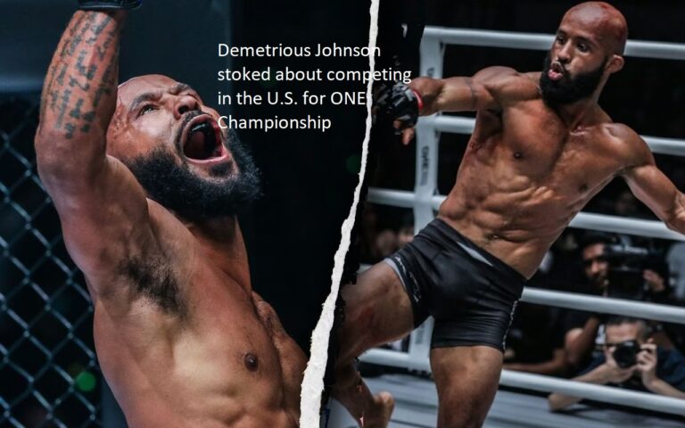 Demetrious Johnson is excited to compete for the ONE Championship in the United States.