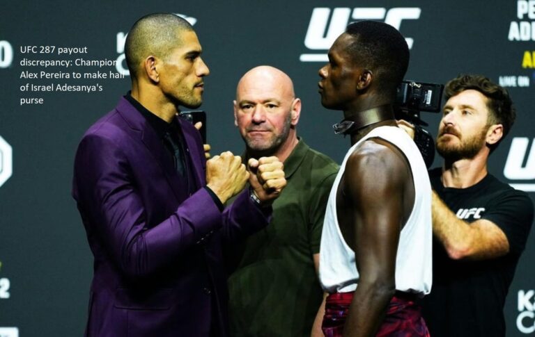 Payout difference for UFC 287: The champion Alex Pereira will receive only half of Israel Adesanya’s earnings