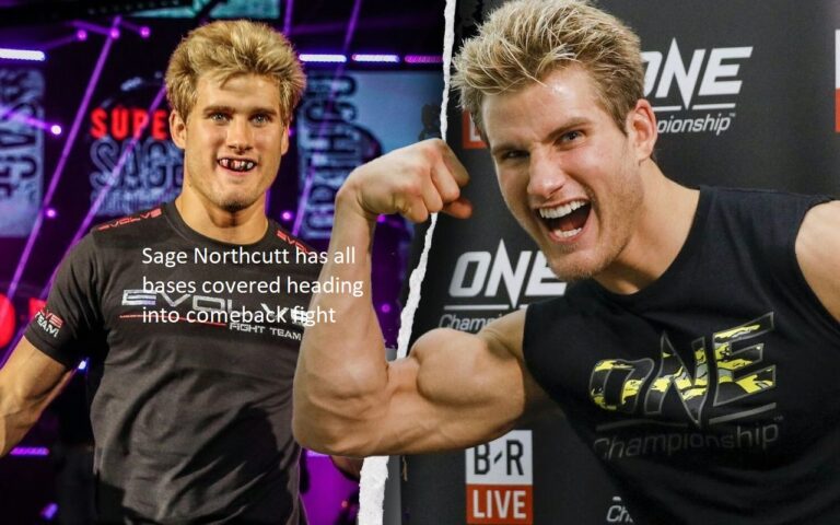 Prior to his comeback battle, Sage Northcutt is prepared completely.