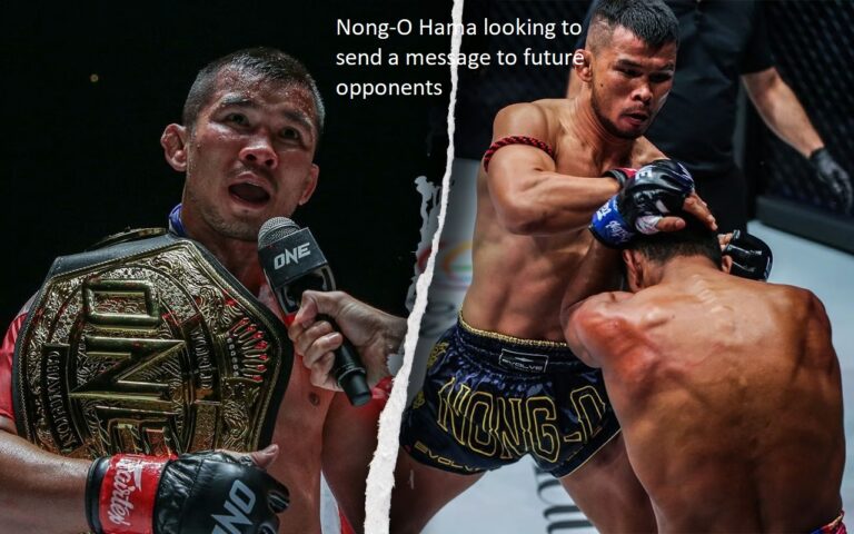 Ing-O Hama intending to make a statement to potential rivals