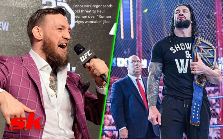 Paul Heyman receives a cold warning from Conor McGregor over the insult “Roman Reigns wannabe”