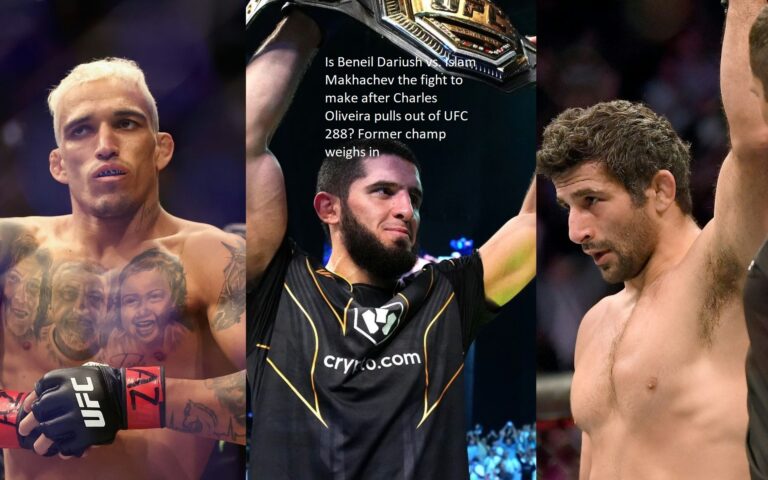 Is Charles Oliveira vs. Islam Makhachev the next fight to be scheduled when Oliveira withdraws from UFC 288? An ex-champion weighs in