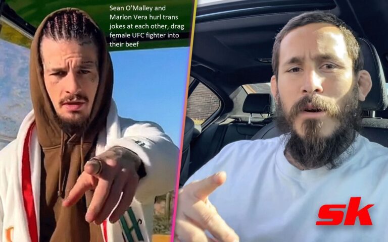 Marlon Vera and Sean O’Malley engage in a feud in which they make trans jokes at one another and include a female UFC competitor.