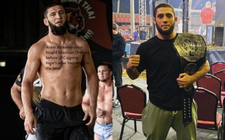 Before joining the UFC, Ikram Aliskerov battled Khamzat Chimaev once. This is what transpired in that match.