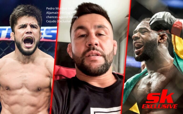 Aljamain Sterling’s prospects against Henry Cejudo are discussed by Pedro Munhoz. (Exclusive)