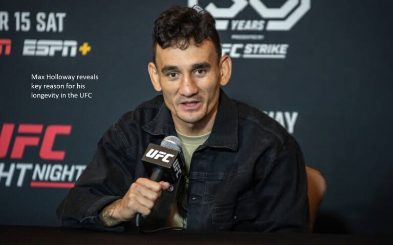 the main justification for Max Holloway’s continued success in the UFC