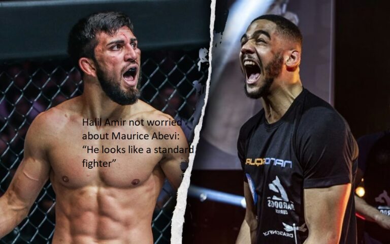 Halil Amir claims that Maurice Abevi “looks like a standard fighter” and is not a concern.