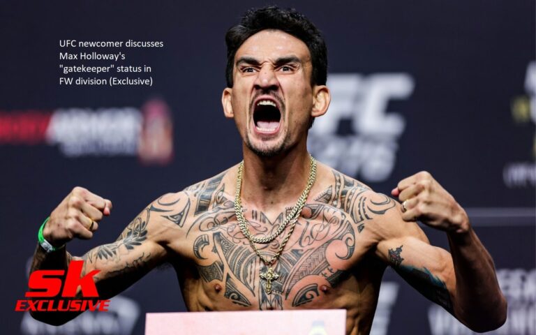 Max Holloway’s “gatekeeper” position in the FW division is discussed by a UFC newcomer. (Exclusive)