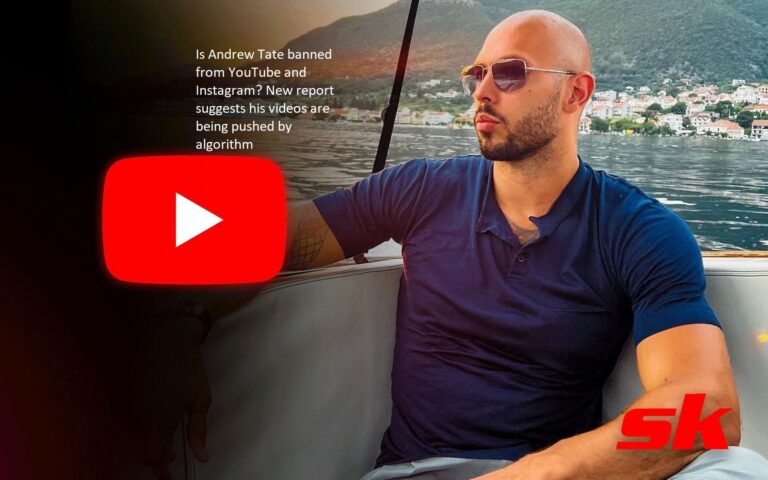 Is Andrew Tate barred from using Instagram and YouTube? A recent story claims that an algorithm is pushing his videos.