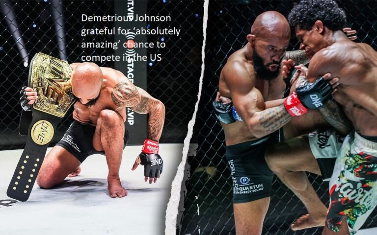 Demetrious Johnson expressed his appreciation for the “absolutely amazing” opportunity to compete in the United States.