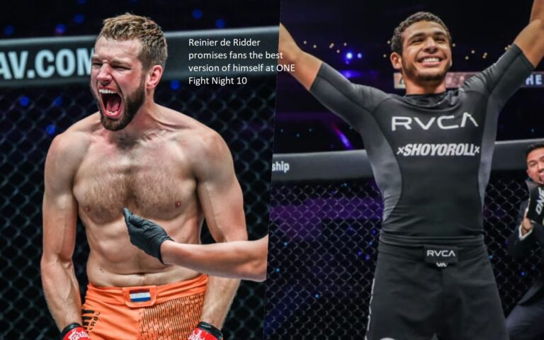 Reinier de Ridder promises fans the best version of himself at ONE Fight Night 10