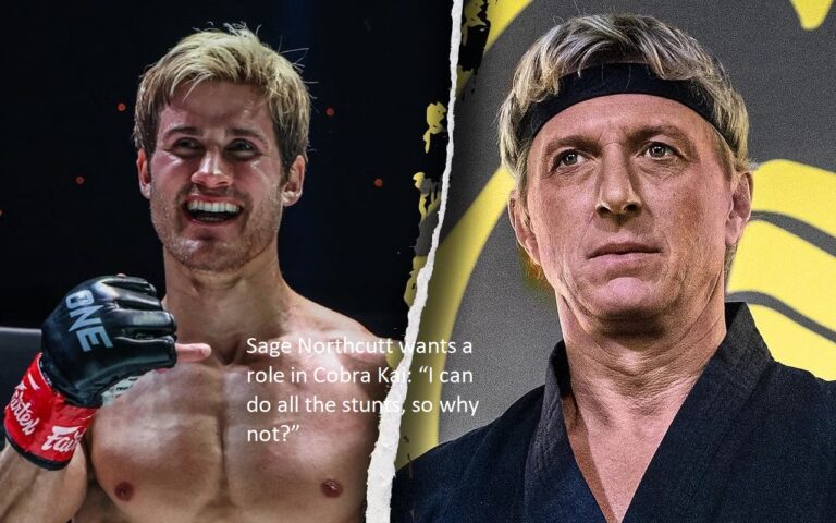 Sage Northcutt is interested in being cast in a role in Cobra Kai: “Since I’m capable of performing all of the stunts, why not?”