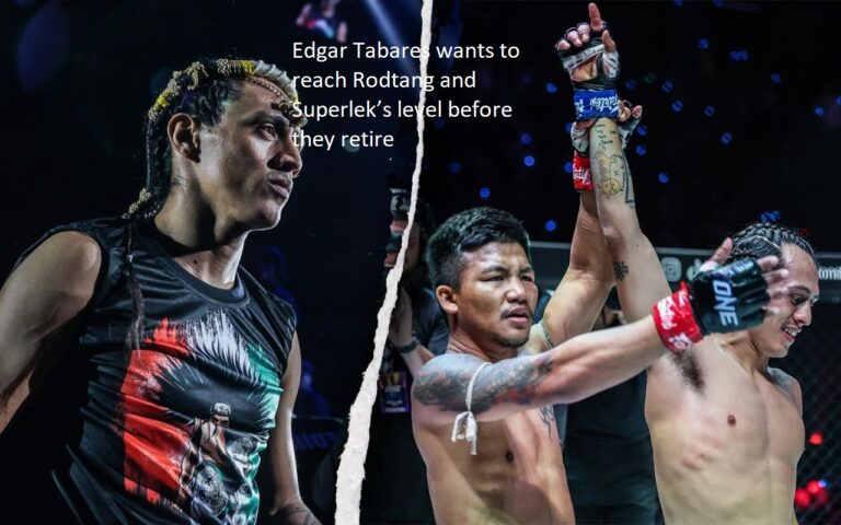 Edgar Tabares has set a goal for himself to achieve the same degree of success as Rodtang and Superlek before they call it quits.