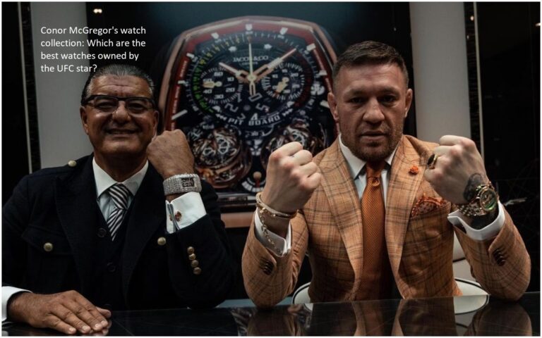 The watch collection of UFC star Conor McGregor: What are some of the most impressive timepieces in his collection?