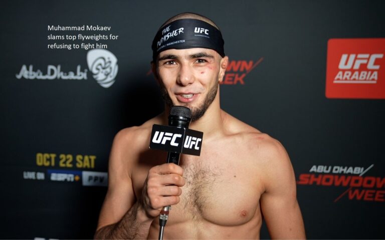 Muhammad Mokaev had harsh words for the best flyweights in the world because they won’t fight him.