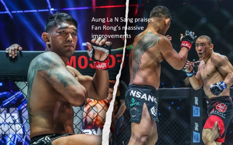 Aung La N Sang is quite impressed with Fan Rong’s tremendous growth.