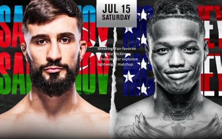 Terrance McKinney, a favorite among fans, is slated for a fight against an exciting lightweight opponent.