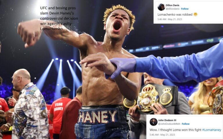 Boxing and MMA veterans criticize the dubious decision that went in favor of Devin Haney during his bout with Vasiliy Lomachenko.