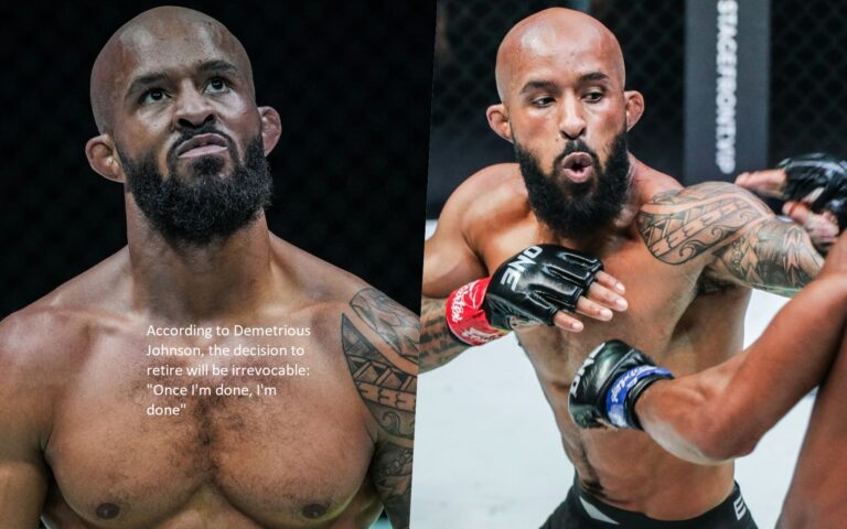 According to Demetrious Johnson, the decision to retire will be irrevocable: “Once I’m done, I’m done”