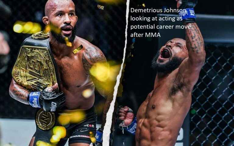 After MMA, Demetrious Johnson is considering acting as a career move.