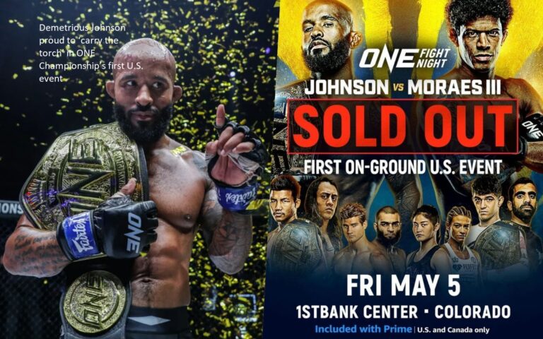 Demetrious Johnson is honoured to ‘carry the torch’ in the inaugural ONE Championship tournament in the United States.